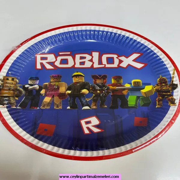 Roblox Temalı Karton Tabak